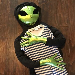 Chasing Fireflies Alien Abduction Costume, size 10